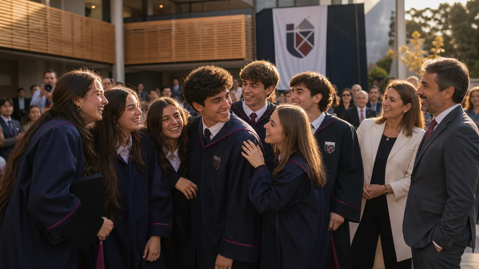 Ejemplo de cobertura fotográfica de una graduación escolar
